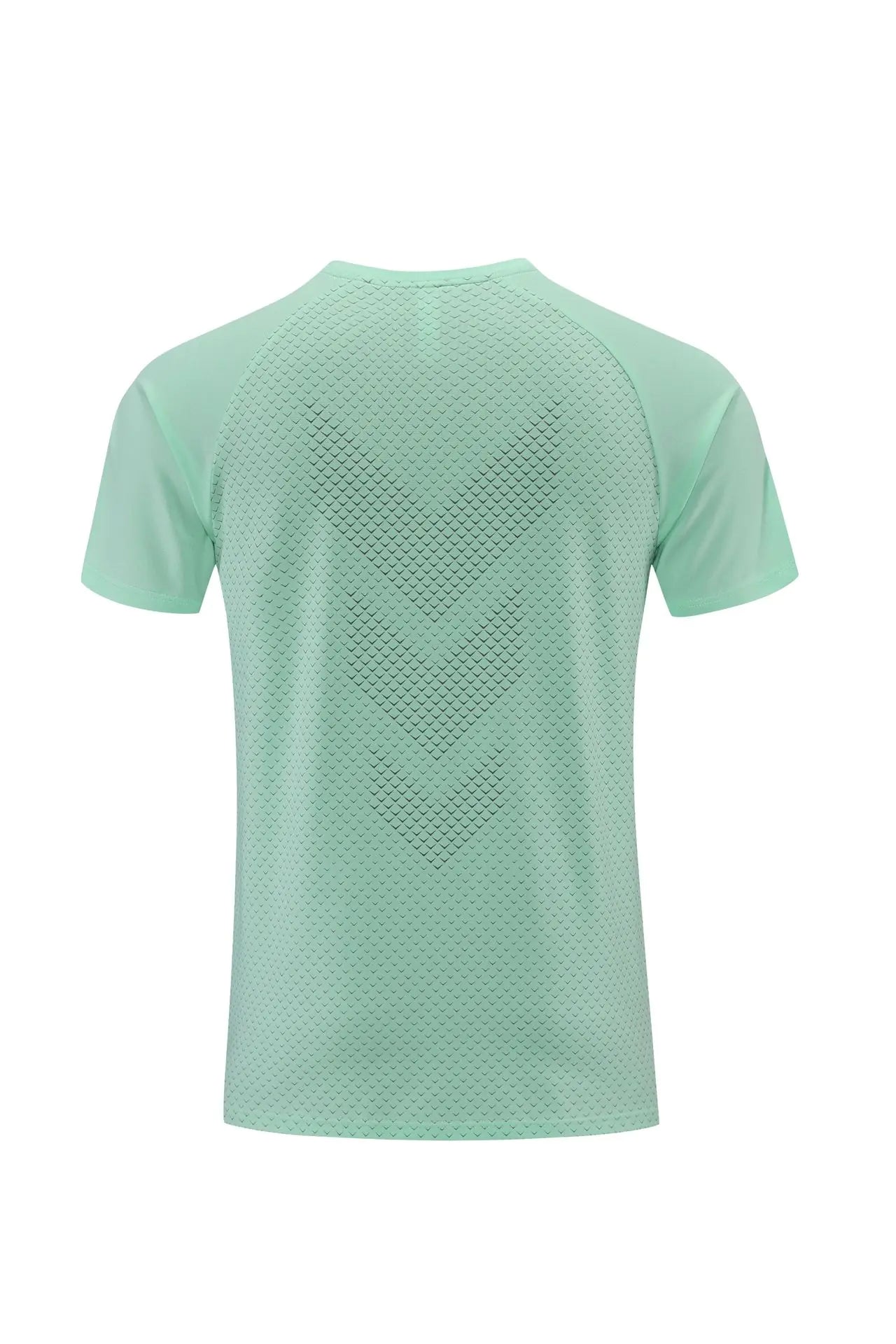 Men's Short Sleeve Reflective Sports T-Shirt - Quick Dry