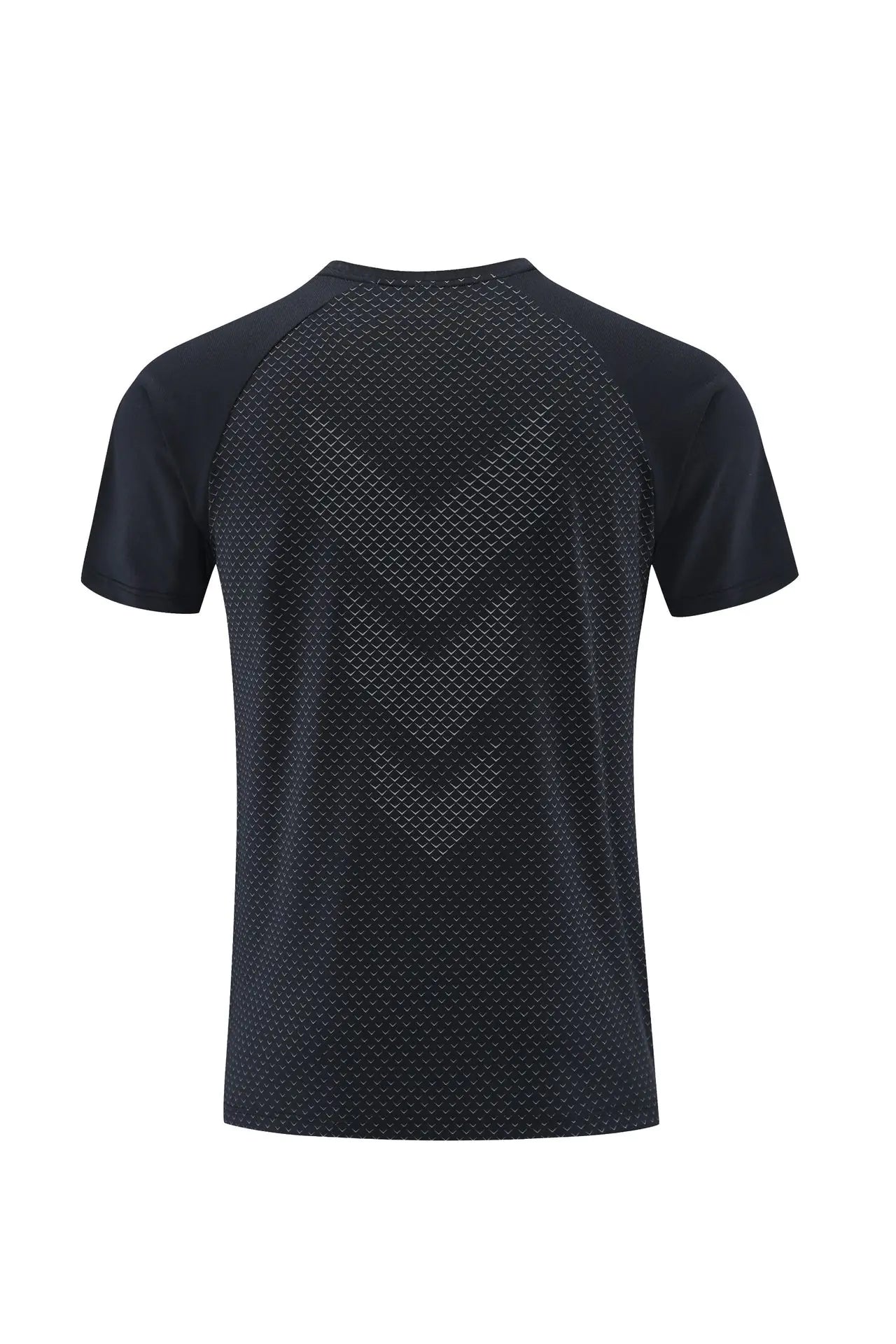 Men's Short Sleeve Reflective Sports T-Shirt - Quick Dry