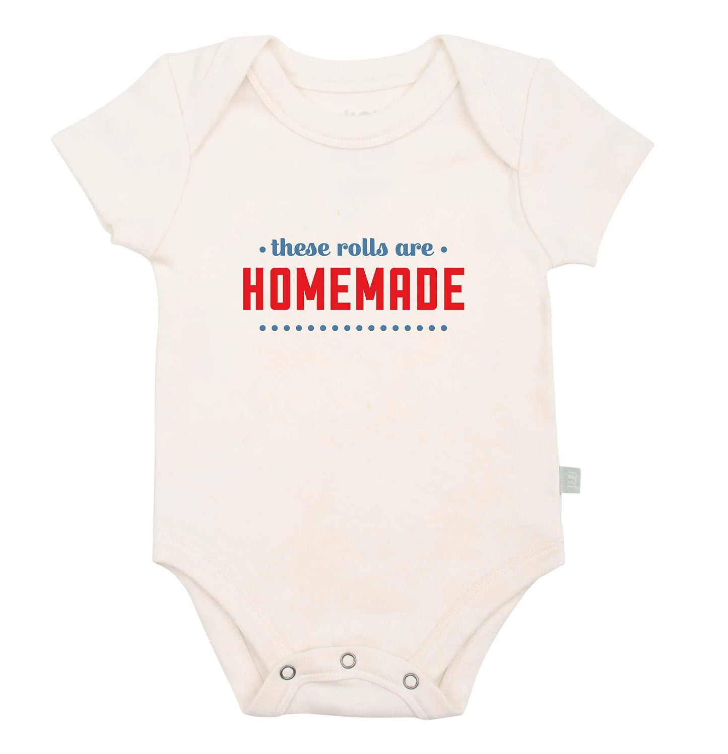 Finn + Emma - Gender Neutral Baby Bodysuit for 9-12 Months - Organic Cotton Onesie - Soft and Comfortable Baby Bodysuits - Rolls Are Homemade