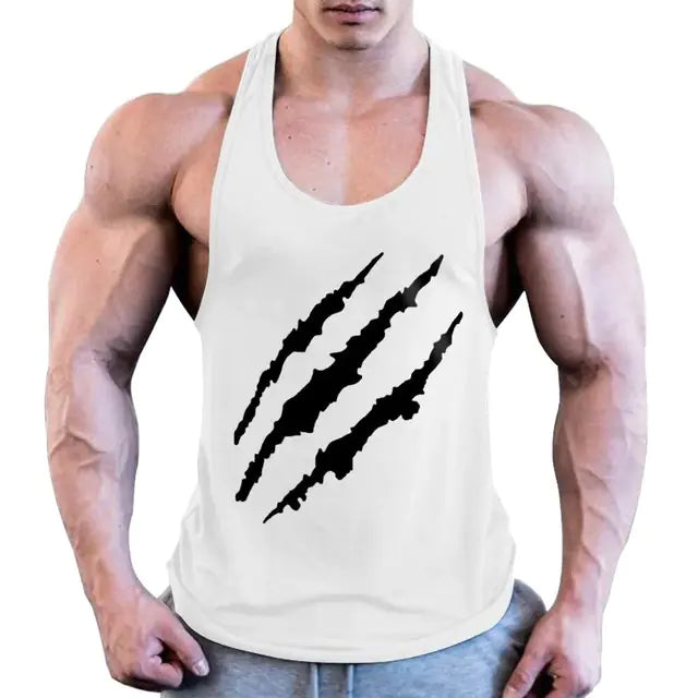 Plus Size Men's Sleeveless Beast Fitness Training Vest