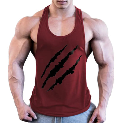 Plus Size Men's Sleeveless Beast Fitness Training Vest