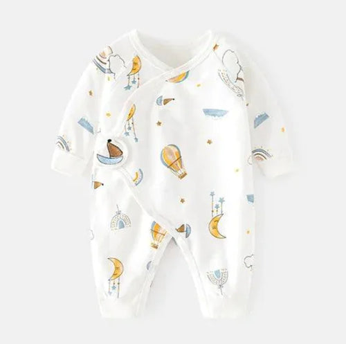 Baby Balloon Pajamas - Cotton Bodysuit (One Set)