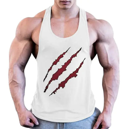 Plus Size Men's Sleeveless Beast Fitness Training Vest