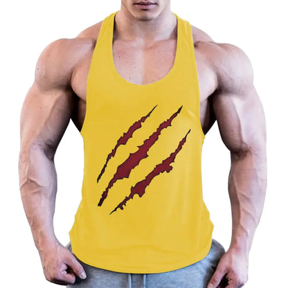 Plus Size Men's Sleeveless Beast Fitness Training Vest